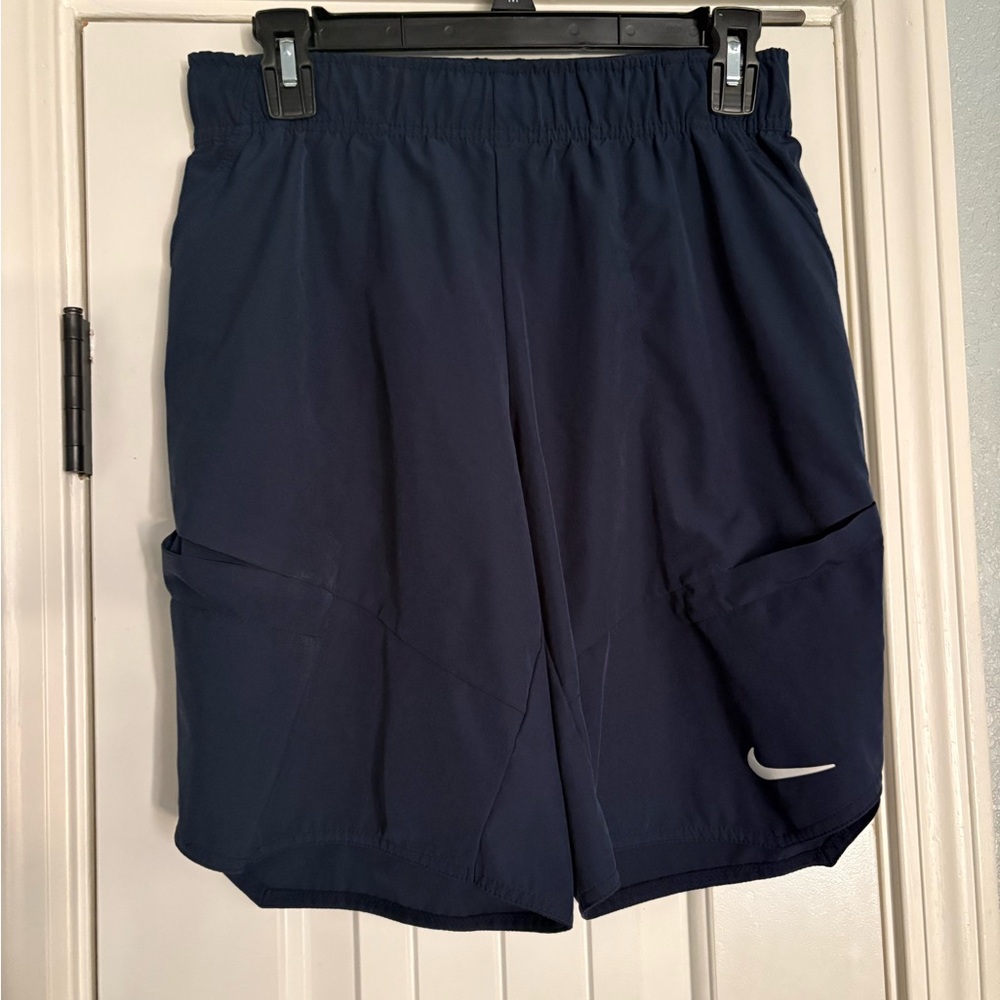 Nike Men's Dark Blue Athletic Shorts